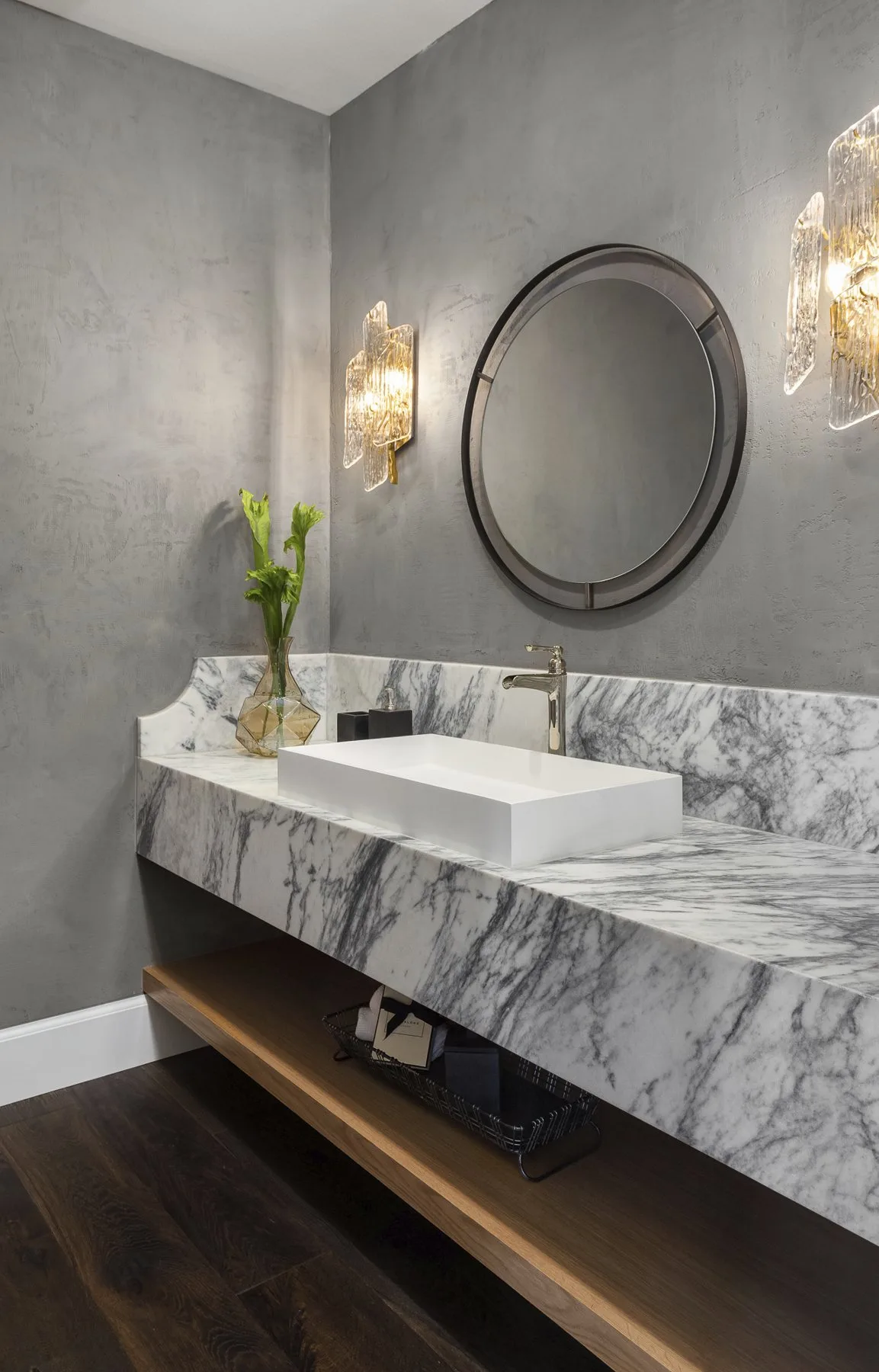 Bathroom vanity project by Petram Countertops